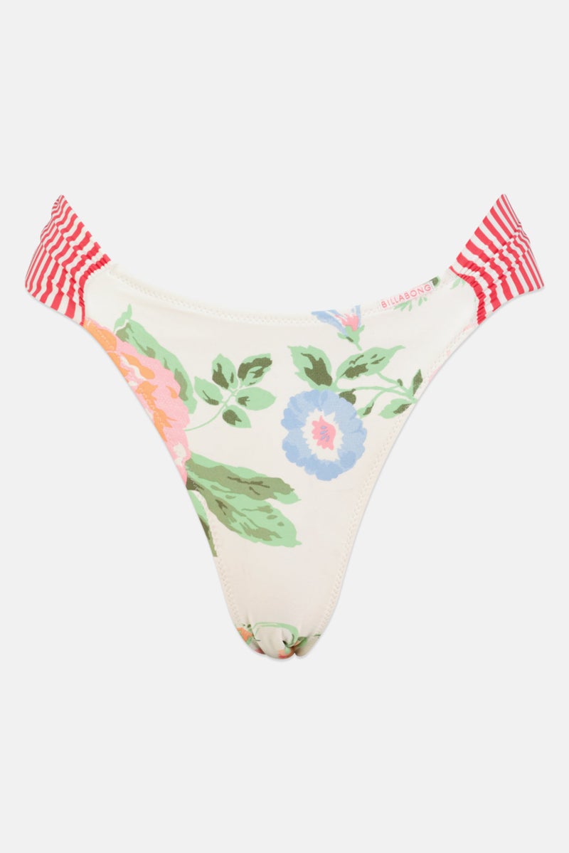 Billabong Women Floral Pattern Bikini Bottom, Multicolor - Image 1