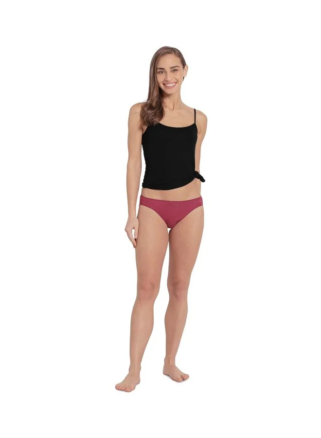 Jockey Beige Jockey 1803 Women Medium Coverage Micro Modal Elastane Stretch Mid Waist Bikini Concealed Waistband and StayFresh Treatment for Women | Best Price UAE