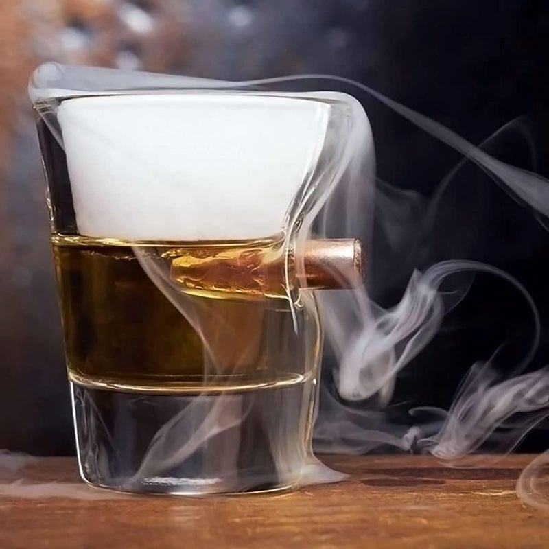 benshot Shot Glass with Real .308 Bullet - 2oz | Made in the USA - Image 2