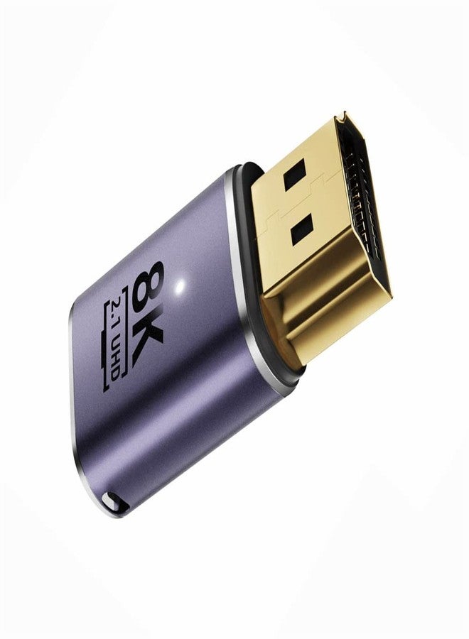 NFHK HDMI Male to HDMI 2.1 Female UHD Extension Gold Converter Adapter Support 8K 60hz HDTV - Image 1