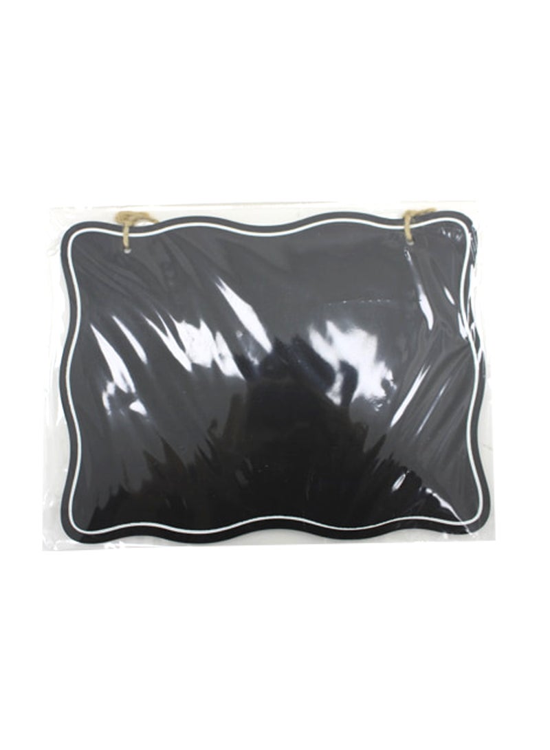 PARTY FUN Wall Hanging Cardboard Blackboard 26x20CM - Image 2