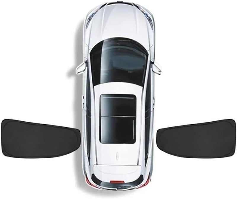 Car Window Sun Shade for Skoda Superb 2008-2015, Side Windows Sunshades Uv Protection Privacy Sunshade Shield Light Blocking Cover Durable Auto Shades, B/2 Rear Windows - Image 1