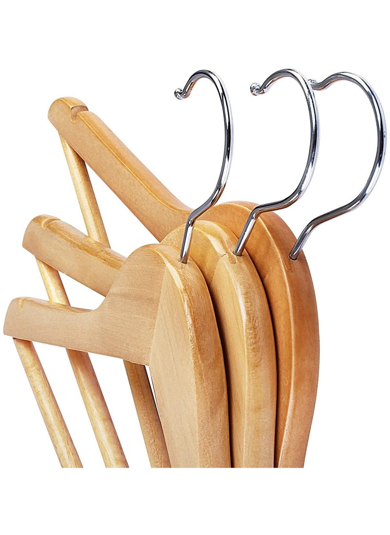 Generic - Utopia Home Premium Wooden Hangers 30 Pack - Durable & Slim Coat Hanger - Suit Hangers with 360-Degree Rotatable Hook - Wood Hangers with Shoulder Grooves (Natural Color) - Image 1