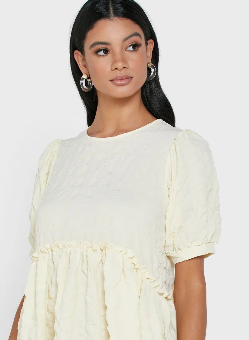 PIECES Puff Sleeve Dress