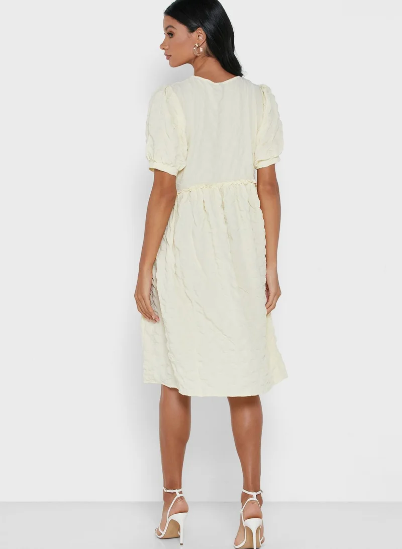 PIECES Puff Sleeve Dress