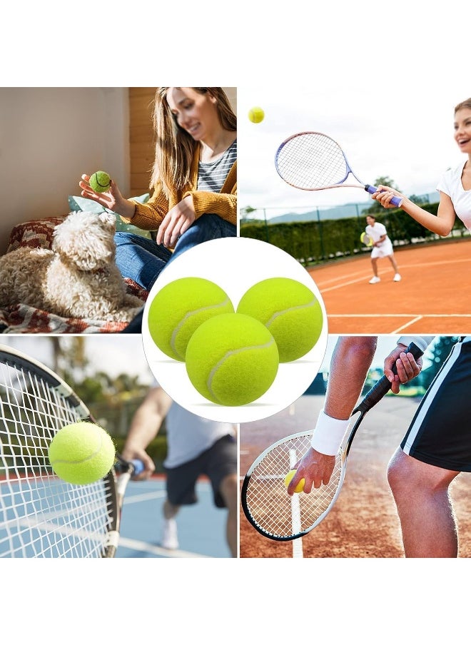 Biella 3Pcs Tennis Balls - Training Ball For Dogs - Super Bounce For Beginner Cricket Training Practice  - Image 5