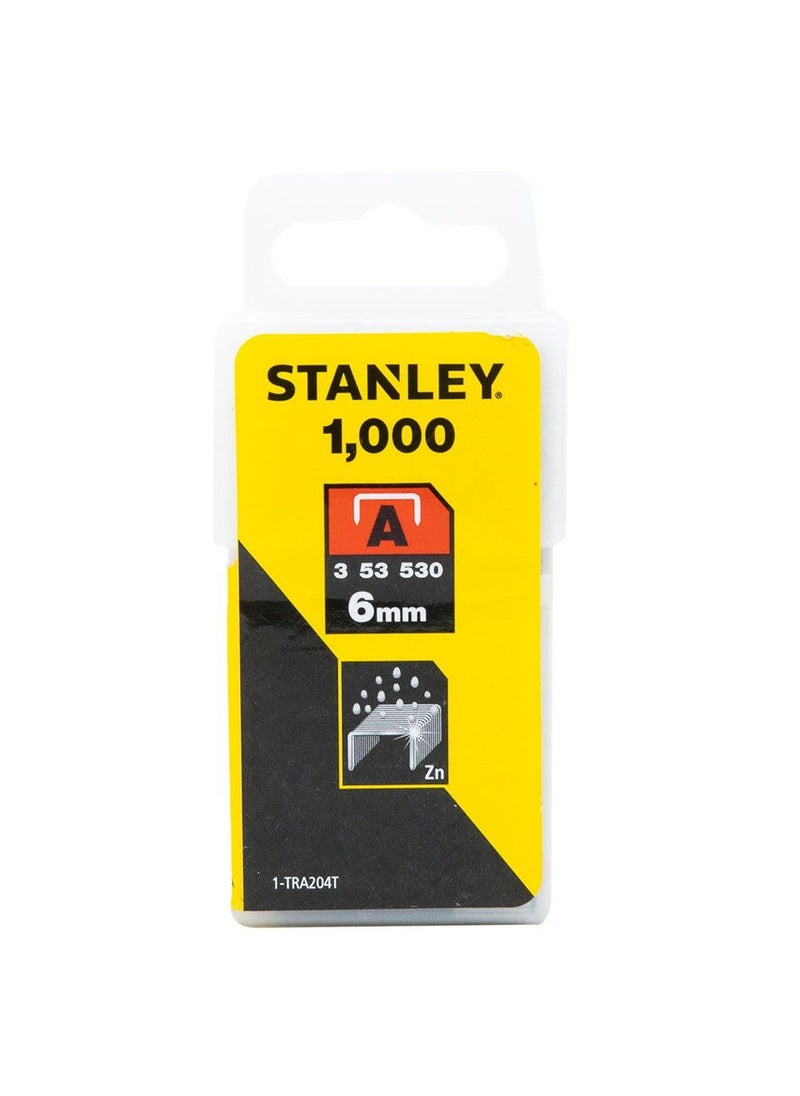 Stanley Stanley Light Duty Stapler Pins A6Mm  - Image 1