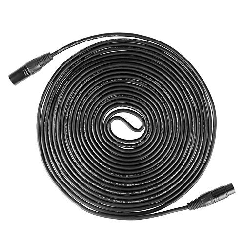 MOUNTAIN_ARK 30 ft 3 Pin DMX Cable with Male/Female XLR Connector, DJ Stage Lighting Data Signal Wire - Image 5