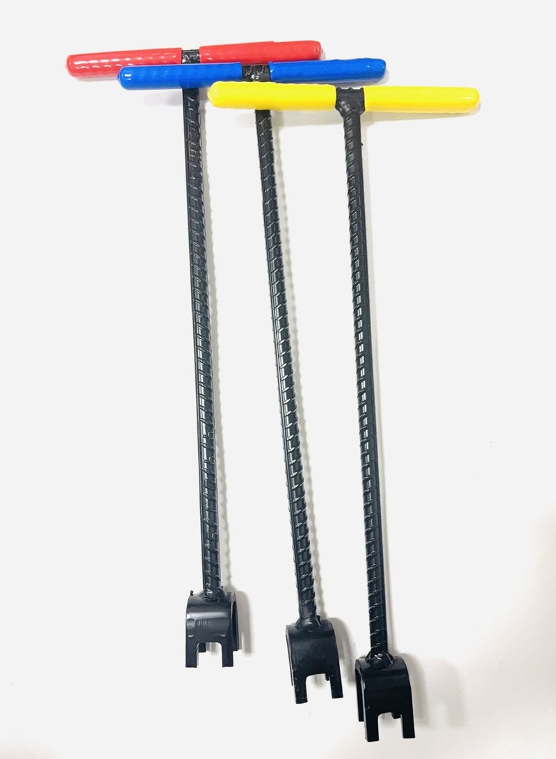 لوبيتيز مقياس المياه مفتاح 16 بوصة الصلب القسري مقبض T مع 4 اتجاهات متعددة الوظائف مفتاح الصليب العالمي - Image 4