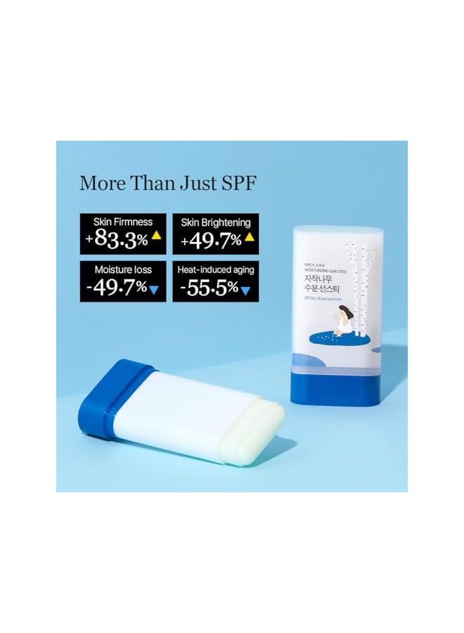 راوند لاب بيرش جوس مرطب صن ستيك (SPF50+ PA++++) (19 جم) | عصا واقية من الشمس مرطبة للوجه والجسم، بدون طبقة بيضاء، غير لزجة، صديقة للمحيطات وآمنة للشعاب المرجانية، مناسبة للسفر - Image 5