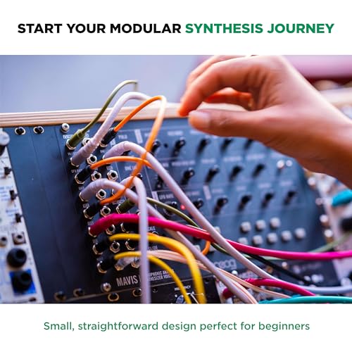 MOOG Mavis - Standalone Semi-Modular Analog Synthesizer Kit with Keyboard; Analog Oscillator, Filter, Envelope Generator; Wavefolder; and Dust Cover - Image 4