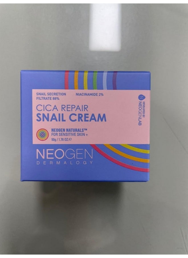 ديرمالوجي باي نيوجين لاب Neogen Cica Repair Snail Line انتعاش ممتاز وتأثيرات مهدئة من Cica Pure Compelx يستعيد بشرة مشدودة ذات مظهر صحي (كريم)  - Image 2