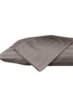 snooze Snooze Striped set 2 pillowcases 45*65 cm, Silver  - Image 1