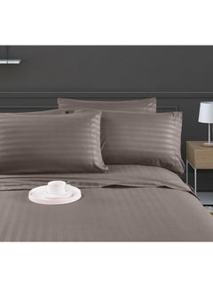 snooze Snooze Striped set 2 pillowcases 45*65 cm, Silver  - Image 4