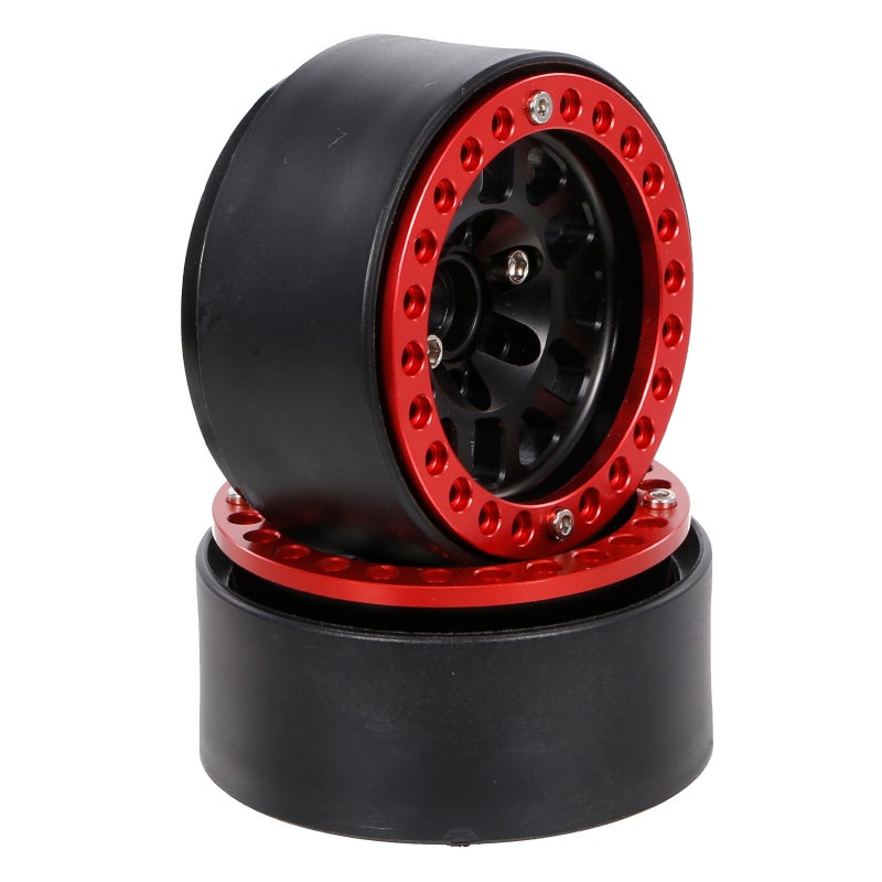 1.9 Beadlock Wheel Rim: Zinc Alloy Construction - Enhanced Grip RC Car Rim for 1/10 RC Crawler Vehicles - Image 3