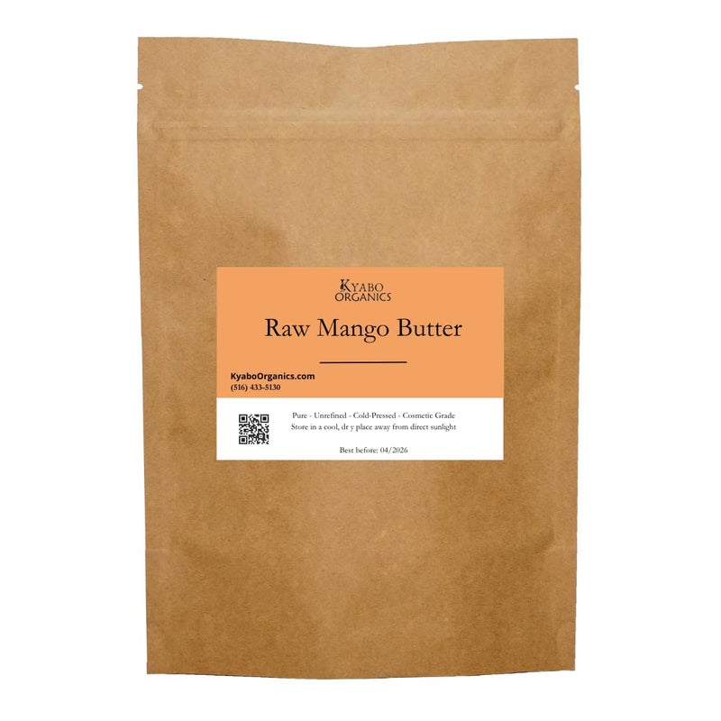 3Lbs MANGO BUTTER PREMIUM Organic Unrefined Raw Virgin 100 Pure Cold Press Grade A Non GMO 100 Natural For Skin BodyCare Beauty Moisturizer DIY For Body Butters Soap MakingLotions Creams