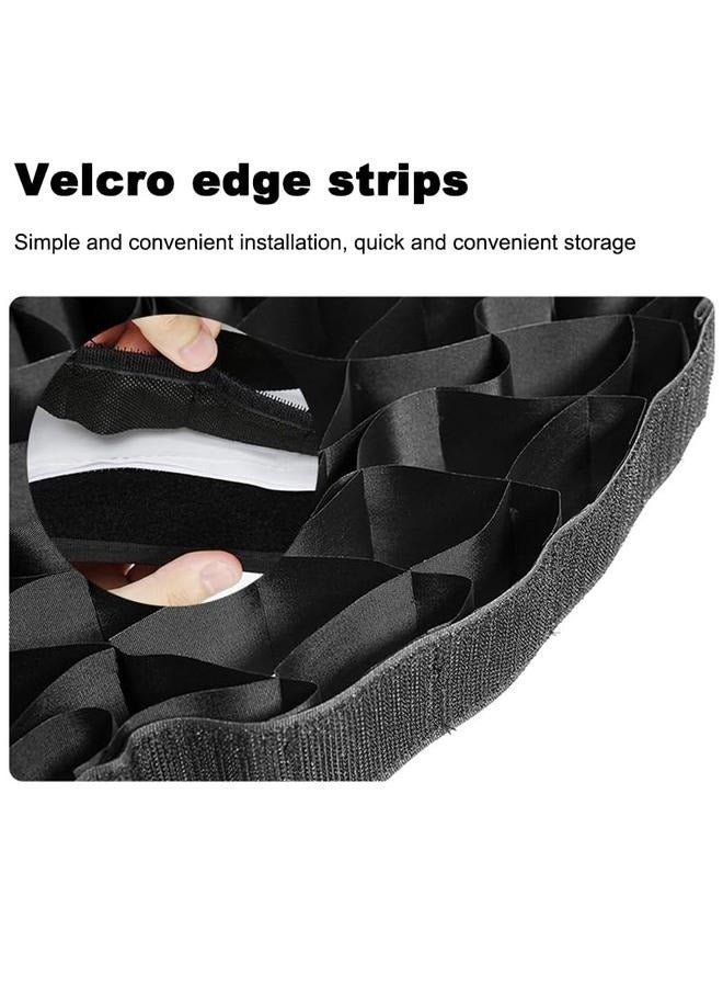 صندوق إضاءة مستطيل الشكل بمقاس 50×70 سم، شبكة قرص العسل (شبكة فقط)، نمط لاصق داخلي - Image 3