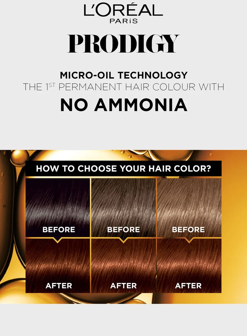 L'OREAL PARIS Prodigy Permanent Hair Color 5.35 Tanned Chocolate