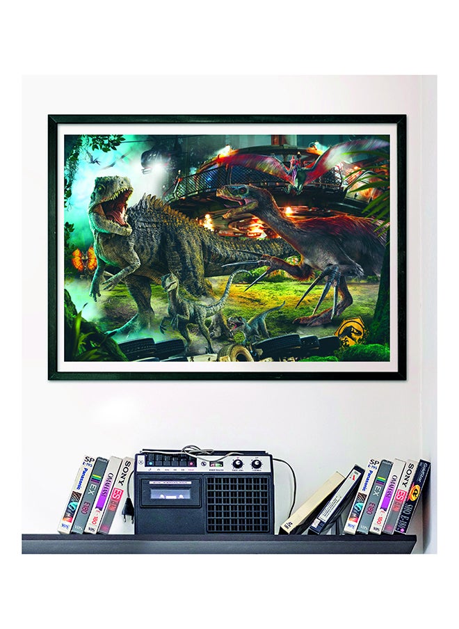 Clementoni - Clementoni Puzzle HQC Jurassic+Poster 1000pcs - Image 1
