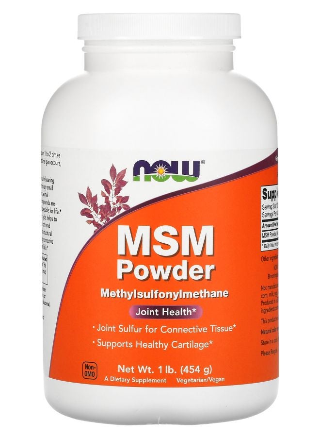 now MSM Powder 1 lb (454 g)