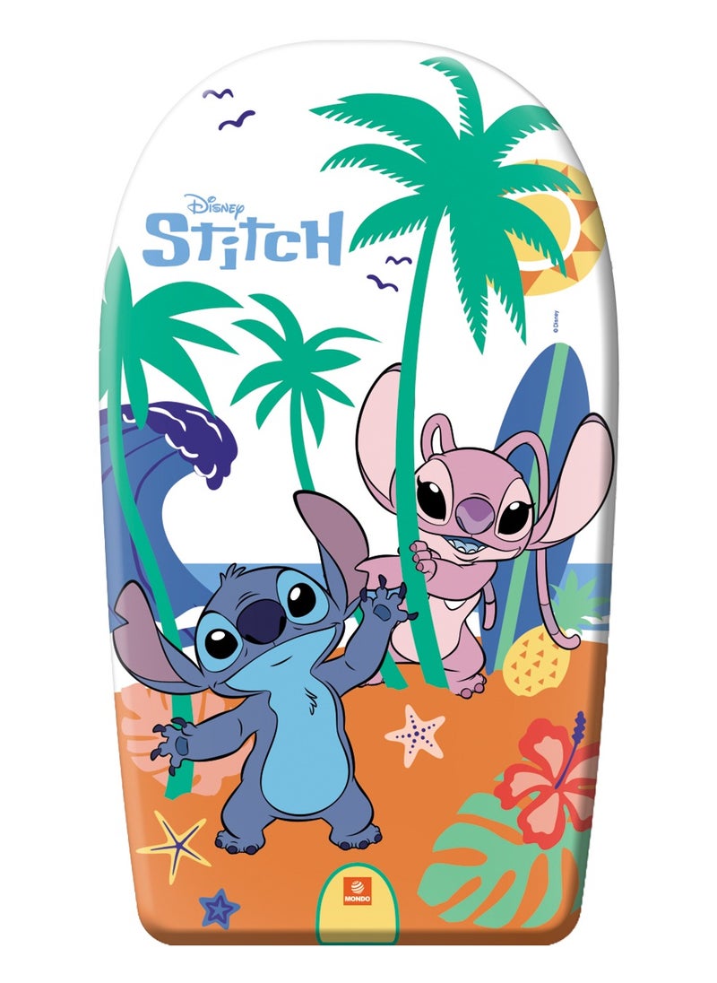 MONDO - Mondo Body Board 84cm Stitch | Surf Board for Kids | Lighweight Floats | Foam Board for Kids and Adults | Perfect for Beach and Pool - Image 1