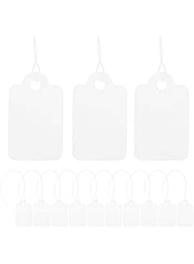 90 Pcs Blank Jewelry Tags With Cotton String Writable Price Labels For Retail Display - Image 1