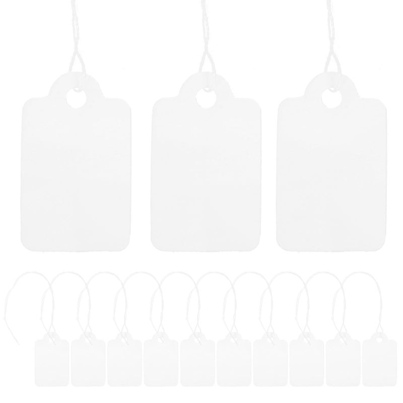 90 Pcs Blank Jewelry Tags With Cotton String Writable Price Labels For Retail Display - Image 2