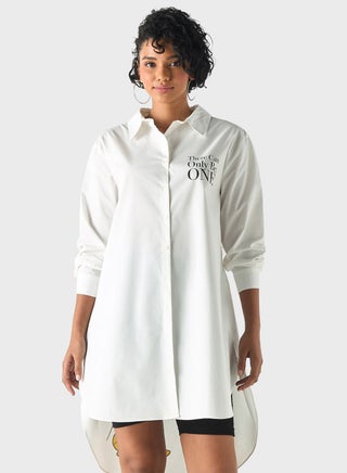 Collared Tunic Dress