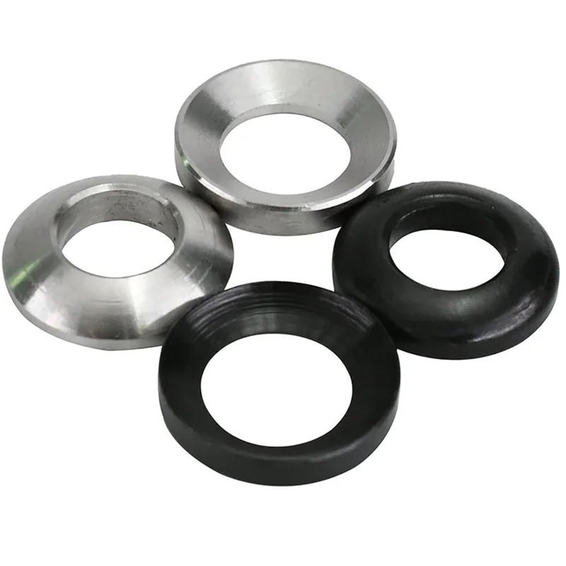 Countersunk Washers Solid Conical Countersunk Stainless Steel Washer Spherical Gasket Concave Convex Cone Carbon Spacers(M12 20Pcs Stainless) - Image 1