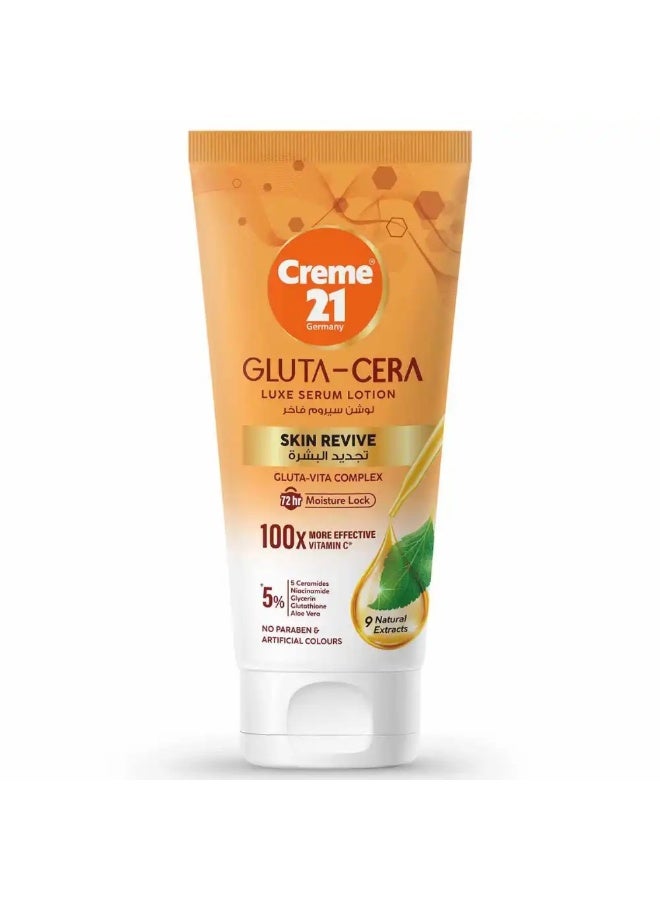 Creme 21 Gluta-Cera Luxe Serum Lotion â€“ Skin Revive 200ml