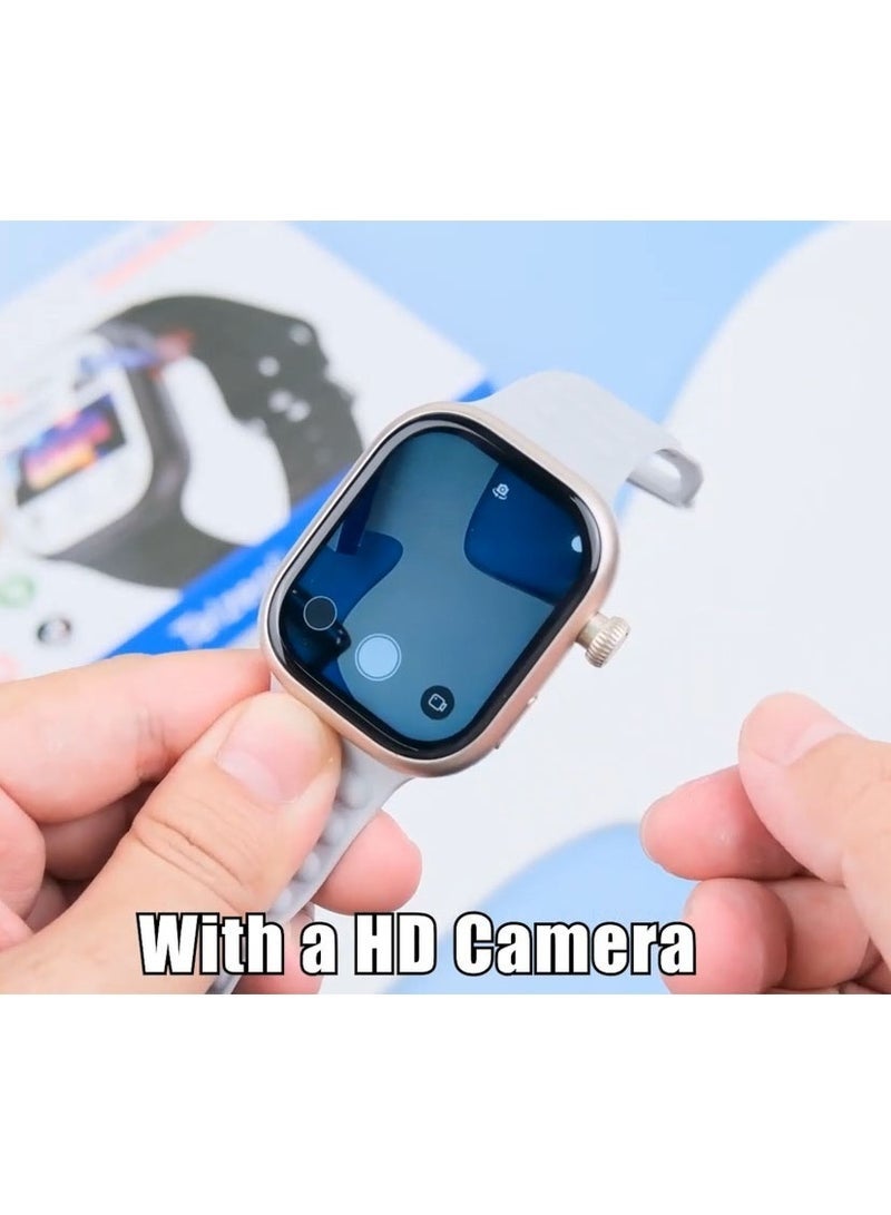 Telzeal TC44 5G Smart Watch | SIM Card Support, 8MP HD Camera, 2.2" Full Touch Display | Fitness Tracker with 3 Straps, Heart Rate & Sleep Monitor, Waterproof Design – Black - Image 4