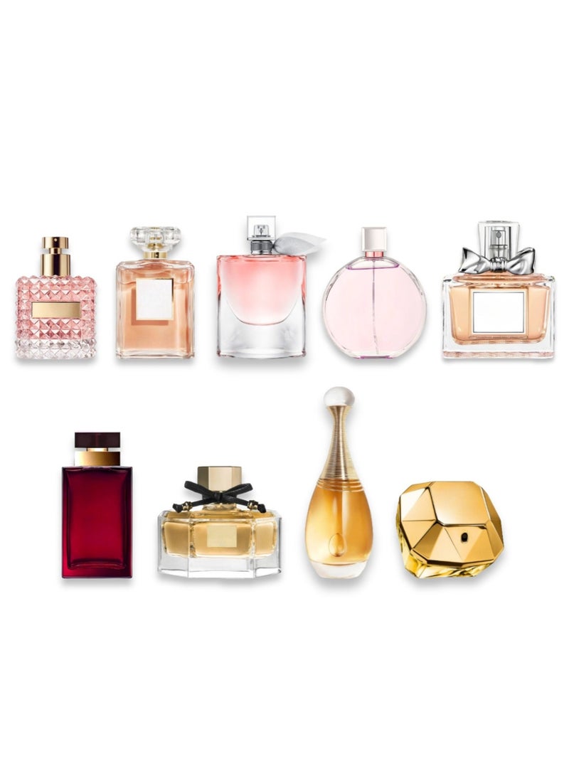 Classic Premium Classic Perfume Set for Women 25 ml (9 pieces)