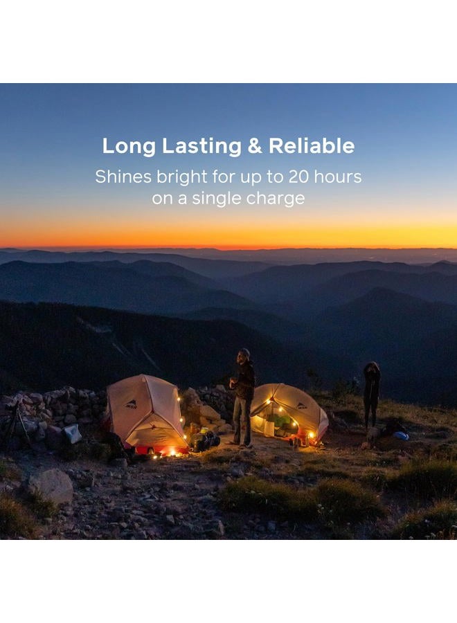 BioLite Solar String Rechargeable, Solar String Lights for Camping, Patio, and Travel, 18-Foot, Warm White - Image 5