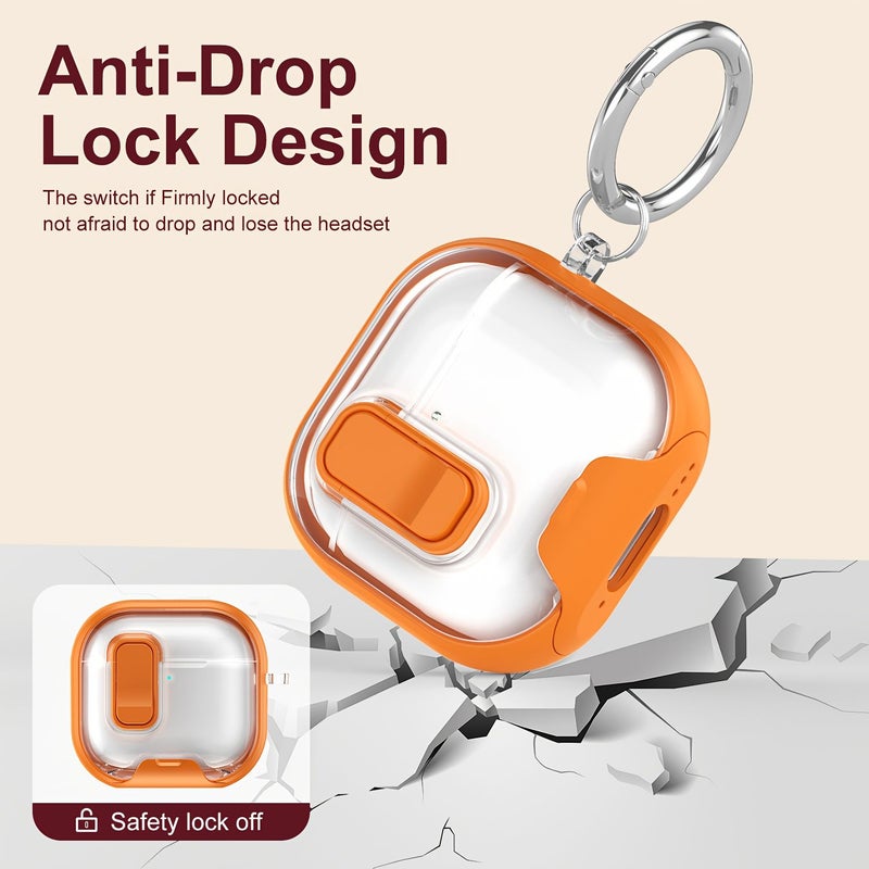 Pink Transparent Protective Shell Case For Airpods Pro And Pro 2 2025 - Image 5