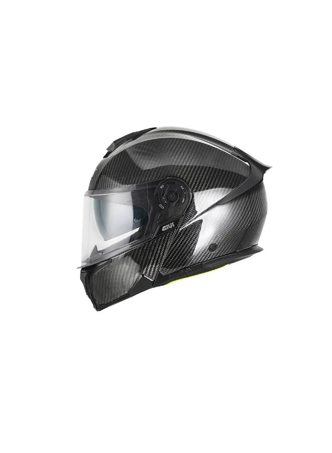 Givi X.50 Modular Helmet – Solid Carbon Black Glossy - Image 3