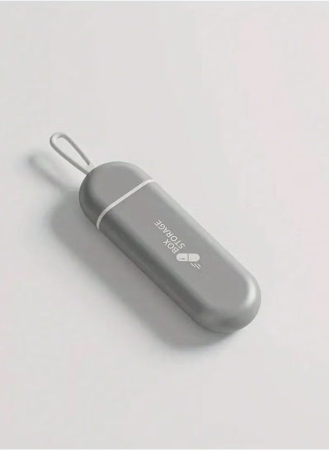 Compact and Durable Anti-Moisture Three-Compartment Pill Box - Waterproof Seal, Eco-Friendly ABS Material, Large Capacity, Ideal for Travel, Daily Use, Medication Storage, and Easy Carry - Image 1