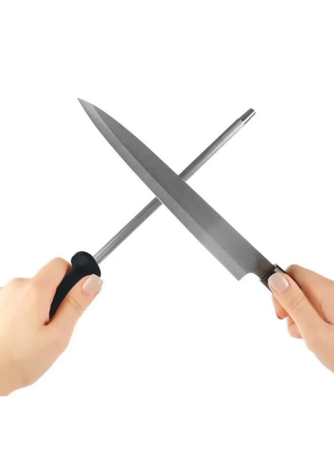 Alsaif Gallery - Berne Steel Knife with Black Handle Size 8 - Image 1