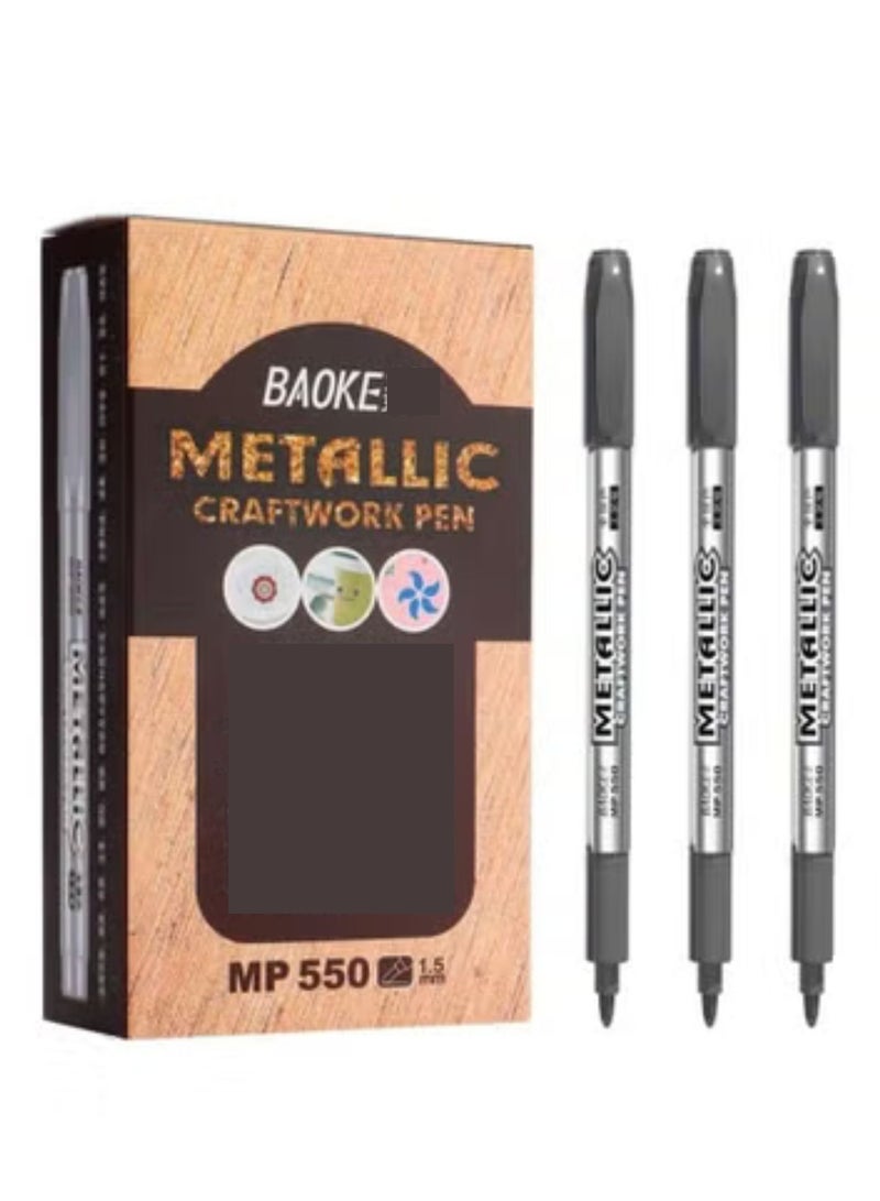 BAOKE Metallic Craftwork Pen Water-based Pen 1.5mm - Image 2