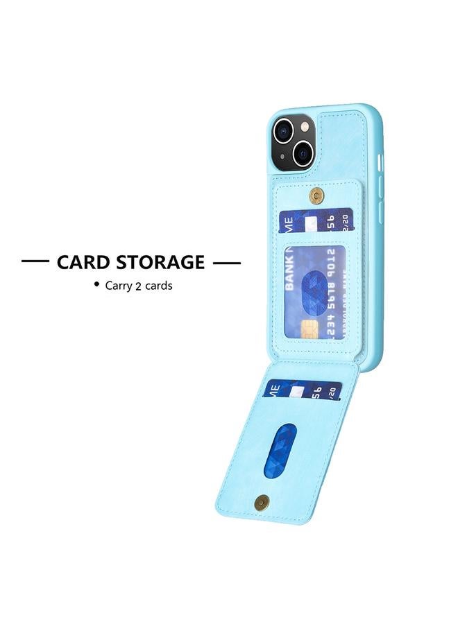 S-TOP Case For iPhone 14 Plus BF28 Frosted Card Bag Phone Case with Holder - Image 4