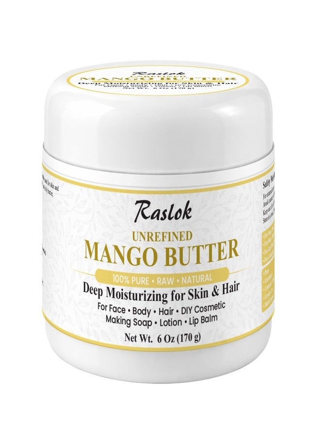 Raslok Unrefined Mango Butter 6 oz (170 g – 100% Pure Natural Mango Butter for Skin, Hair, DIY Soap, Lotion, Lip Balm & Body Butter – Cosmetic Grade, Raw, Multi-Purpose Moisturizing Butter - Image 2