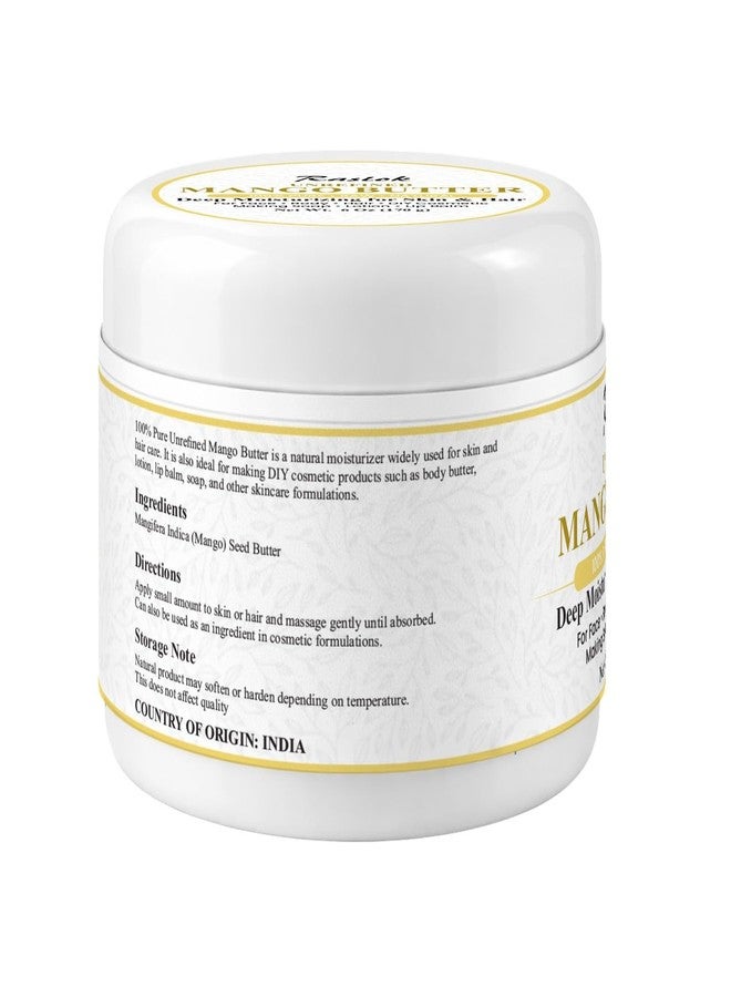 Raslok Unrefined Mango Butter 6 oz (170 g – 100% Pure Natural Mango Butter for Skin, Hair, DIY Soap, Lotion, Lip Balm & Body Butter – Cosmetic Grade, Raw, Multi-Purpose Moisturizing Butter - Image 4
