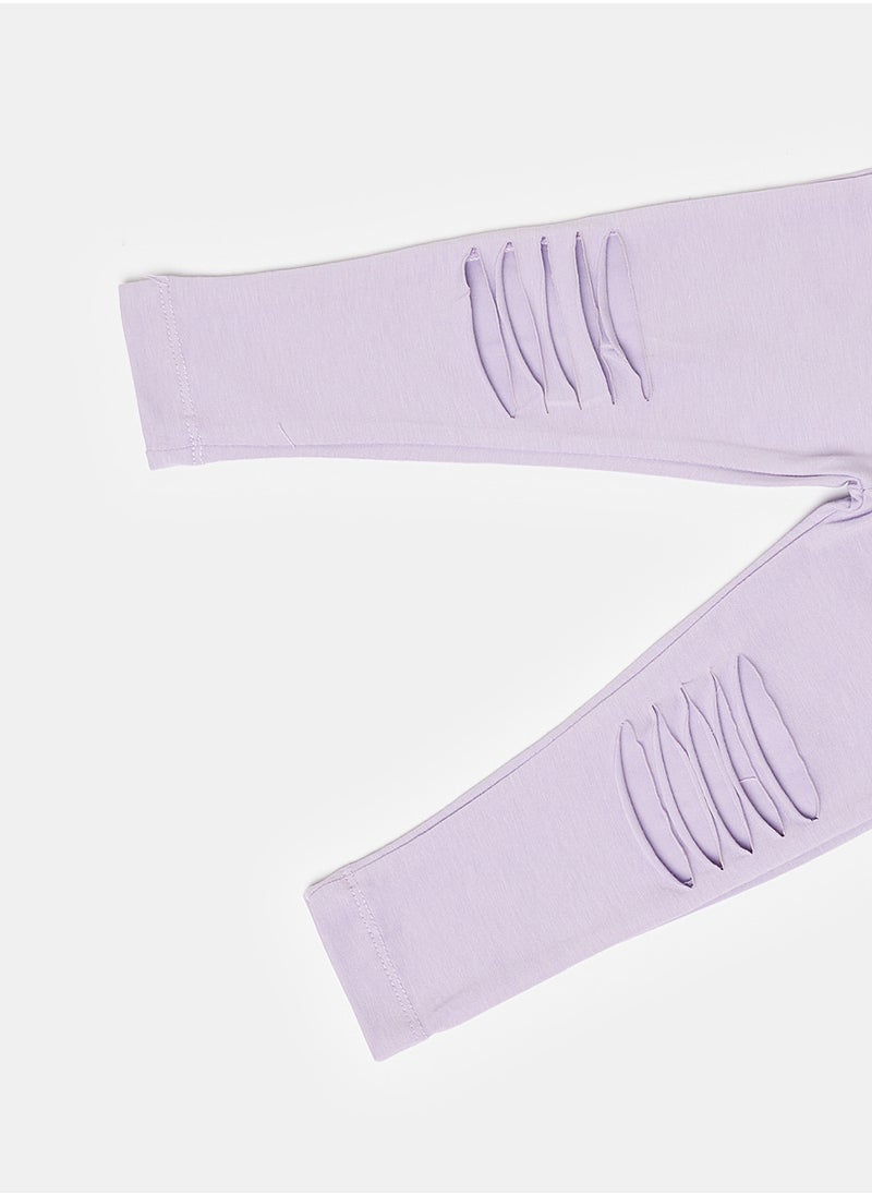 giggles - LEGGING purple Baby Girls - Image 1