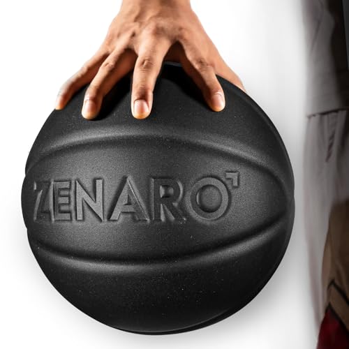 Zenaro Ultra Premium Silent Basketball Size 7 295 NonCompressed 3D Sculpted Groove for True Bounce Control Real GameWeight Indoor Basketball Durable Airless Foam Premium Gift Box - Image 1