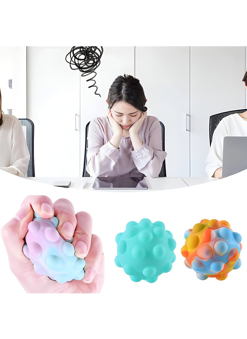 5 PCS Pop Ball Bubble Sensory Fidget Toys Pack, 3D Fidget Ball Pop Toy Silicone Bouncing Ball Stress Relief Hand Toys, Pop Party Favor for Adult Kids (Pop Ball) - pzsku/Z3F25498CBA3200861A05Z/45/_/1696147429/ad696e0a-569c-4bd7-82ce-3a581ff14528