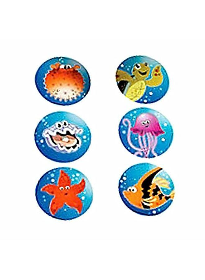 Fun Express Tropical Sea Life Stickers For Summer Stationery Stickers Stickers Roll Summer 100 Pieces - Image 3