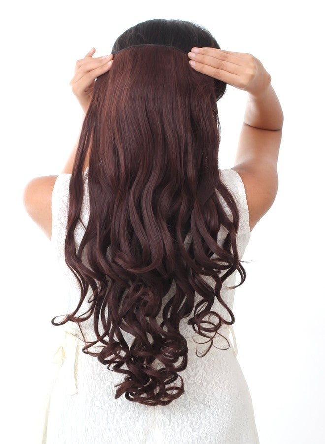 ريتزكارت وصلات شعر ريتزكارت فيلينج هيومن ستريت، 9 ألوان مختلفة، لون عنابي. - Image 3