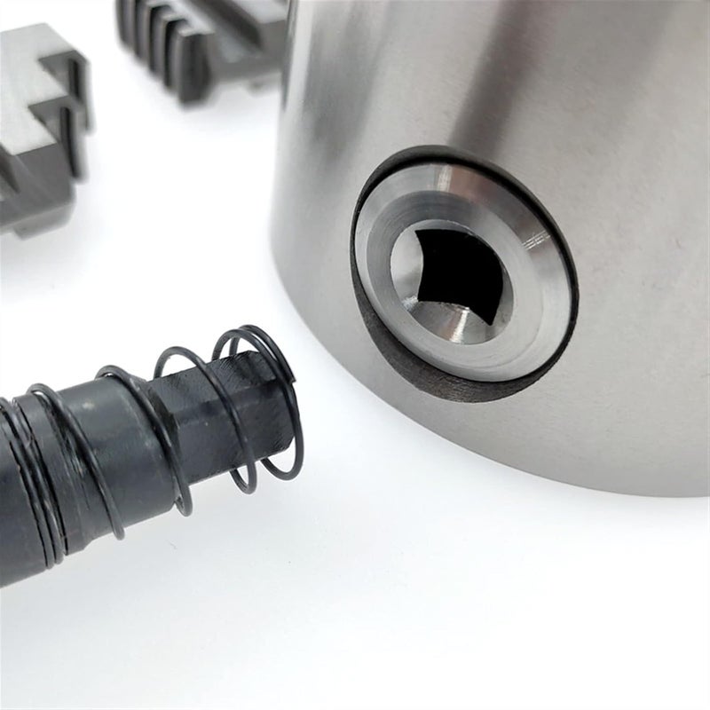 Collet Chuck Tool Holder 80 3-Jaw Lathe Chuck Manual Self-Centering Metal K11-80 Lathe Chuck With Jaws Turning Machine Tools Accessories - Image 4