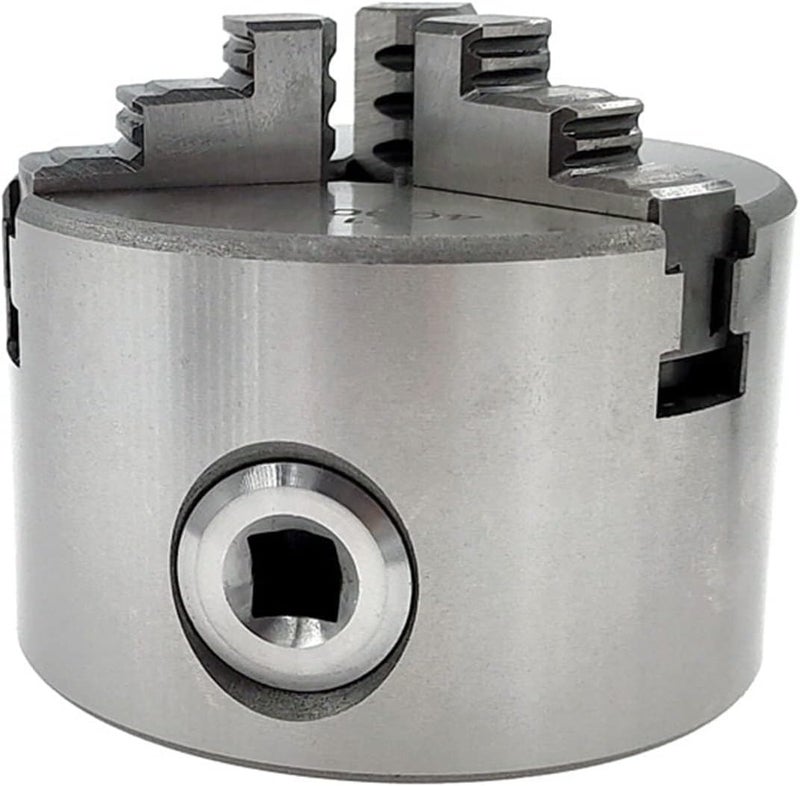 Collet Chuck Tool Holder 80 3-Jaw Lathe Chuck Manual Self-Centering Metal K11-80 Lathe Chuck With Jaws Turning Machine Tools Accessories - Image 2