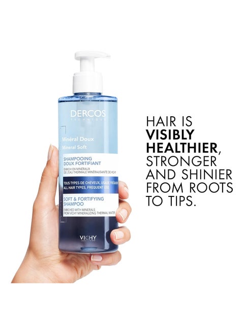 Vichy Dercos Mineral Soft & Thickening Shampoo, 400 ml