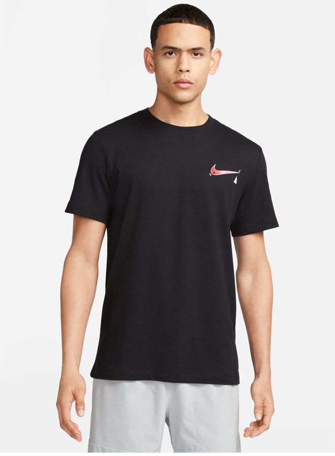 Nike Men Yoga SS T-Shirt - Image 1